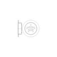 Гальмівний диск HI-Q SD5201