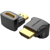 Переходник HDMI F -> HDMI M, угол 90° 4K 60Hz PVC Vention
