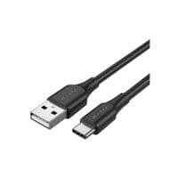 Кабель USB 2.0 AM-Type-C M, 1.0 м, 3.0A, (18W) PVC чорний Vention
