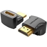 Переходник HDMI F -> HDMI M, угол 270° 4K 60Hz PVC Vention