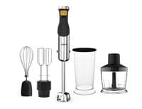 Блендер Ardesto погружной HBG-800DWHCHC, 800Вт, 4в1, чаша-600мл, чоппер 500мл, черно-серебристый