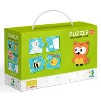 Пазл Дуо Звірята та їх домівки