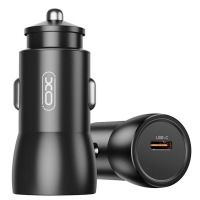 Автомобільний  зарядний пристрій XO CC57 25W Metal Car Charger Type-C PD (Чорний)