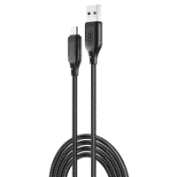 Кабель XO NB235 Zebra Series, плетеный USB-A к Micro — 1 м (Чонний)