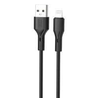 Кабель XO NB230 Rock Series USB-A to Lightning - 1m (Черный)