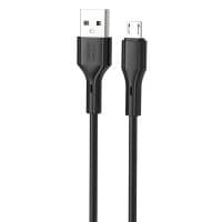 Кабель XO NB230 Rock Series USB-A to Micro - 1m (Черный)