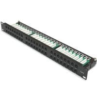 Патч-панель 19quot; 48xRJ-45 UTP, кат. 6, 1U, двойной тип, Kingda