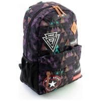 Рюкзак школьный Maxi 16.5" Коричневый (APS-5054Hbrown)