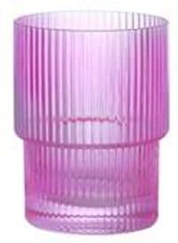 Набор стаканов низких Ardesto 200мл, 2шт, стекло, розовый