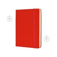 Книга записна Optima А6 NAMIB, тверда обкладинка, гумка, білий блок лінія, червоний (O20387-03)