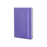 Книга записна Optima А5 VIVELLA, м’яка обкладинка, гумка, білий блок лінія, бузковий (O27104-12)