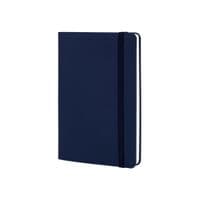 Книга записная Optima А5 VIVELLA, мягкая обложка, ластик, белый блок линия, темно-синий (O27104-24)