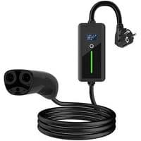 Зарядная станция HiSmart для электромобилей TESLA NACS - Schuko (220V), 6-16A, 3.5kW, 1-phase, 5м