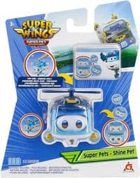 Игровая фигурка Super Wings Super Pet Шайн любимец (Shine pet), свет