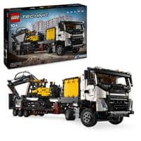 Конструктор LEGO Technic Грузовик Volvo FMX и Электрический экскаватор EC230
