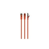 Патч корд Cablexpert PP6A-LSZHCU-O-1M, S/FTP, литий, 50u" штекер із фіксатором, 1 м, помаранчевий