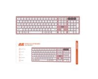 Клавиатура 2E KS270 105key, WL/BT, EN/UK, розово-белый