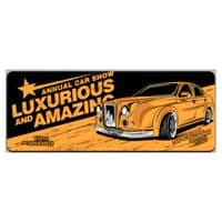 Килимок 300*700 тканинний Luxurious and Amazinc з боковою прошивкою, товщина 2 мм, колір Dark yellow, Пакет
