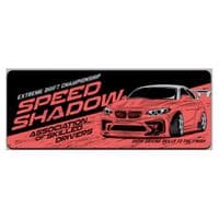 Килимок 300*700 тканинний Speed ​​shadow з боковою прошивкою, товщина 2 мм, колір Dark red, Пакет