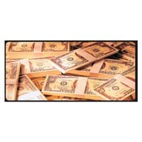 Килимок 300*800 тканинний Dollars з боковою прошивкою, товщина 4 мм, колір Beige, Пакет