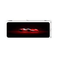 Килимок 300*800 тканинний Ferrari PFP з боковою прошивкою, товщина 3 мм, Red, Пакет