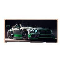 Килимок 300*800 тканинний Bentley Continental GT3 з боковою прошивкою, товщина 3 мм, Grey, Пакет