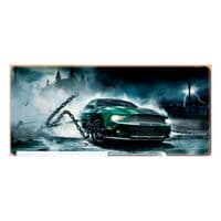 Килимок 300*800 тканинний Ford Mustang GT з боковою прошивкою, товщина 3 мм, Green, Пакет