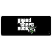 Килимок 300*800 тканинний GTA5 з боковою прошивкою, товщина 3 мм, Black, Пакет