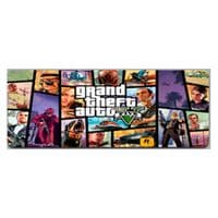 Килимок 300*800 тканинний GTA5 City з боковою прошивкою, товщина 3 мм, Пакет