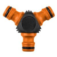 Конектор для шланга Neo Tools трійник 1/2"-3/4", двокомпонентний (15-744)