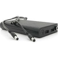 Портативный Power Bank 24W для роутеров, Output: USB 5V/2A, DC9V,2.7A/12V,2A, 21000mAh(7*3000mAh), 155х75х23мм, 460грамм, Black, BOX