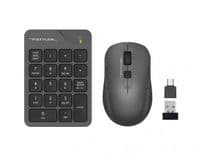 Комплект бездротовий клавіатура цифрова з мишою A4Tech Fstyler FG1600C Air2 (Grey), сірий колір