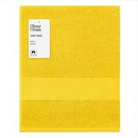 Рушник махровий Ardesto Essence 50х90см, 100% бавовна, жовтий