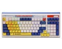 Механическая игровая клавиатура Bloody B950 (Warrior Blue), белая, RGB подсветка клавиш, USB