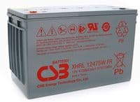 Батарея для ДБЖ 12В 120Aч CSB XHRL12475WFR Gray, ШхДхВ 343х213х170