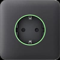 Передня панель для вбудованої розетки Ajax SoloCover for Outlet smart, Jeweler, бездротовий, graphite