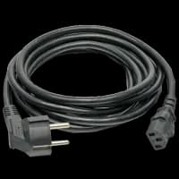 Шнур питания (С13-CEE 7/7) 0.75мм², 1.1м