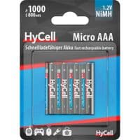 Аккумулятор Ansmann-HyCell AAA 4 X 1000 mAh NiMH 1.2V