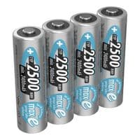 Аккумулятор Ansmann AA 4 X 2500 mAh NiMH 1.2V maxE PREMIUM