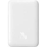 Внешний аккумулятор MagSafe BASEUS Magnetic Mini Wireless Fast Charge Power Bank 20W 10000mAh White (P10022100212-00/PPCX030002)