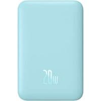 Внешний аккумулятор MagSafe BASEUS Magnetic Mini Wireless Fast Charge Power Bank 20W 10000mAh Blue (P10022100312-00/PPCX030003)