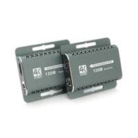 Одноканальный активный удлинитель HDMI сигнала кабелем UTP. Дальность передачи: до 120 метров, cat5e/cat6e поддержка 4K30HZ
