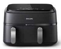 Мультипіч Philips Ovi Dual 2750Вт, чаша-6+3л, сенсорне управл., 2 контейнера,8 авто. Програм, пластик, чорний
