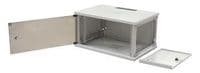 Шафа  ZPAS 19", 6U, SJ, двосекційна, 600х500 мм, максимально 25кг, сіра