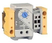 Термостат ZPAS 220V, AC, 6А, розмикаючий, на DIN рейці,  для обігрівача