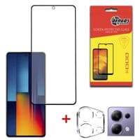 Стекло защитное Dengos POCO M6 Pro 4G + Camera module glass (DG-TGSCP-06)