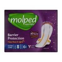 Гигиеническая прокладка Molped SuperNight Extra Long 32 см 6 шт. (8690536806812)