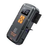 Пусковой прибор для аккумулятора автомобиля+ насос HOCO QS2, Power Bank 8000mAh, 2xUSB+ Type-C, корпус пластик, Box