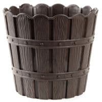 Цветочный горшок VIOLET HOUSE 1048 BAMBOO BROWN д/цветов с дренажом 7 л. (1048 BAMBOO BROWN 7 л.)