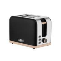 Тостер Ardesto T-F420BWD, 800Вт, металл, 2 слота, черный